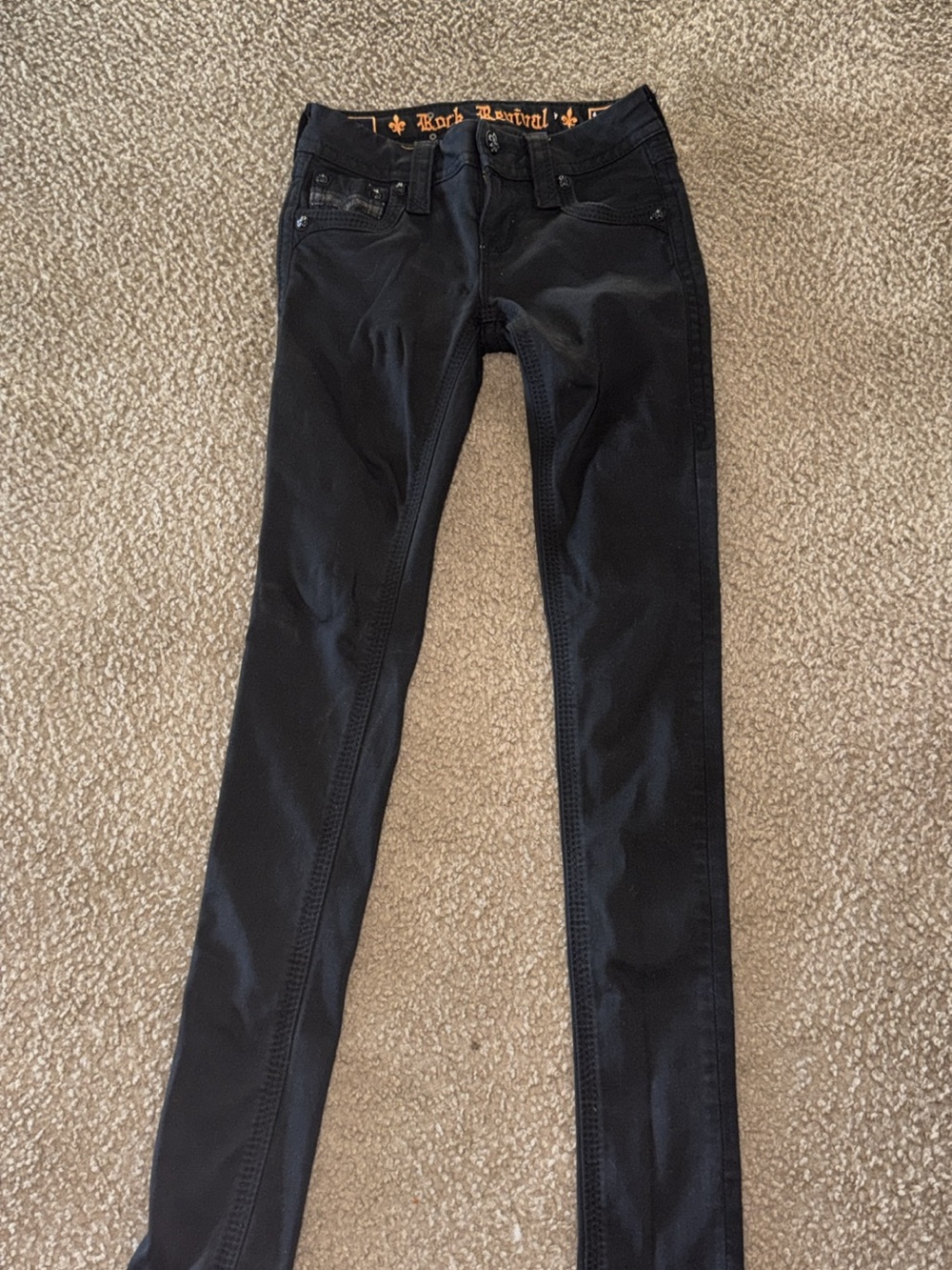 Rock Revival Women's Black Skinny Jeans